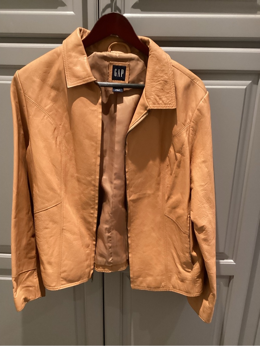 GAP Tan Leather Jacket